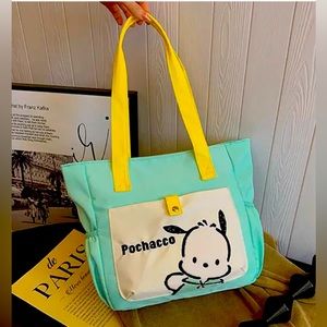 Sanrio 2024 New Style Handbag Kawaii Pochacco Tote Bag